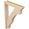 Ekena Millwork 6-in W x 32-in D x 44-in H Balboa Trad Rough Cedar Woodgrain TimberThane Outlooker, Primed Tan OUTUR060X32X44BOA04RCPR - alternate 3